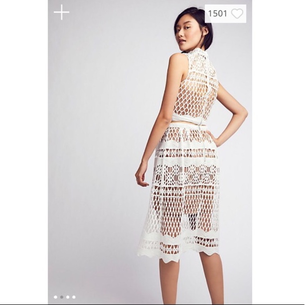 Free People Cropped Skirt Set Ministry of Style - Picture 6 of 8